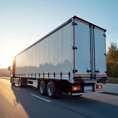 naczepa auta ciężarowego